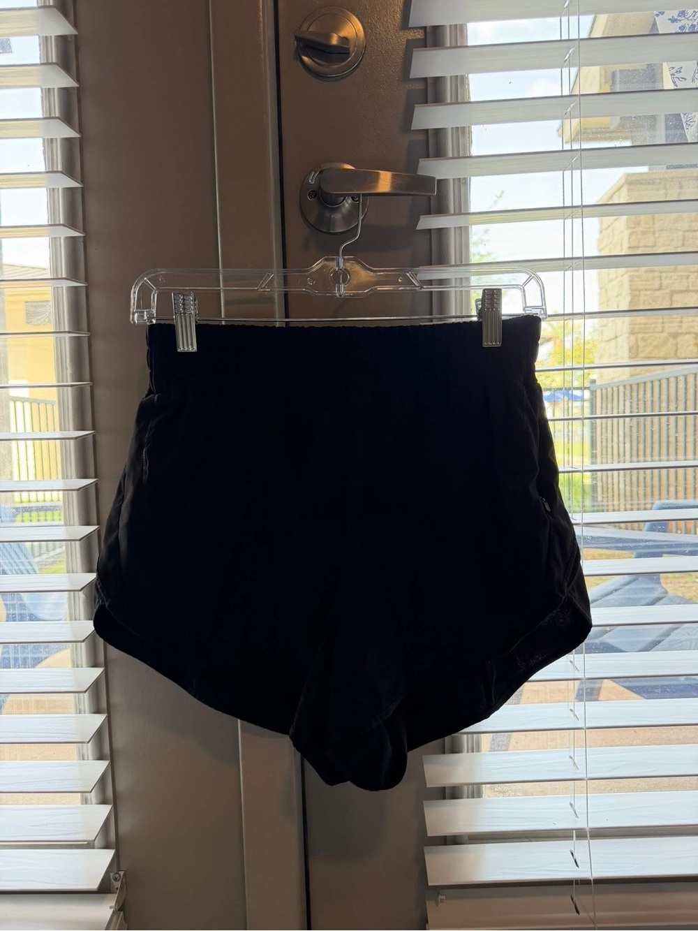 Amazon Black Women’s Athletic High-Waist Lined Shorts